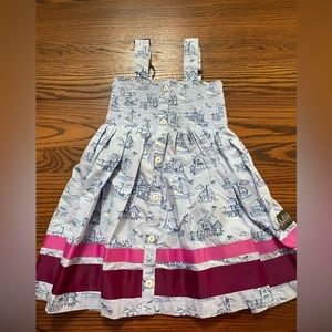 Matilda Jane Dress. Size 4. Light blue/lavender. Sail boat print.